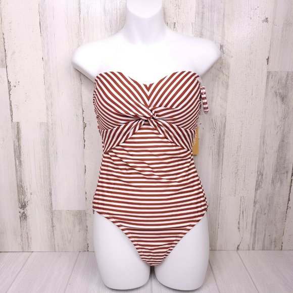 Kona Sol Twist Bandeau Medium Coverage Swimsuit - Picture 11 of 11